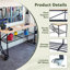 Table de travail pliante en bloc robuste SmartFold