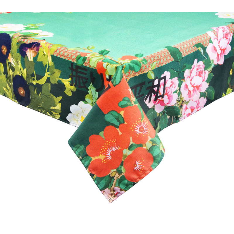 Excelsa tablecloth Furisode cotton 140x180 cm multicolor
