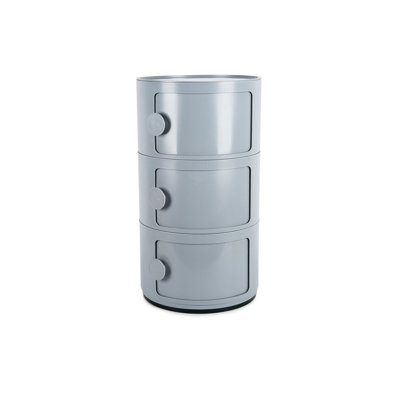 Multi-Tiered Plastic Storage Drawer Unit
