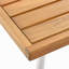 Ensemble de 4 pièces de mobilier de patio en corde Boho, mobilier d'extérieur avec table en bois d'acacia, ensemble de conversation de patio avec assise profonde et coussin épais pour le balcon de la cour arrière