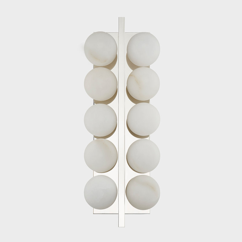 EMILLE Wall Sconce, Polished Nickel