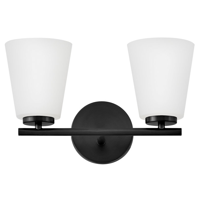 Lark Bri Bathroom Vanity Light, Black