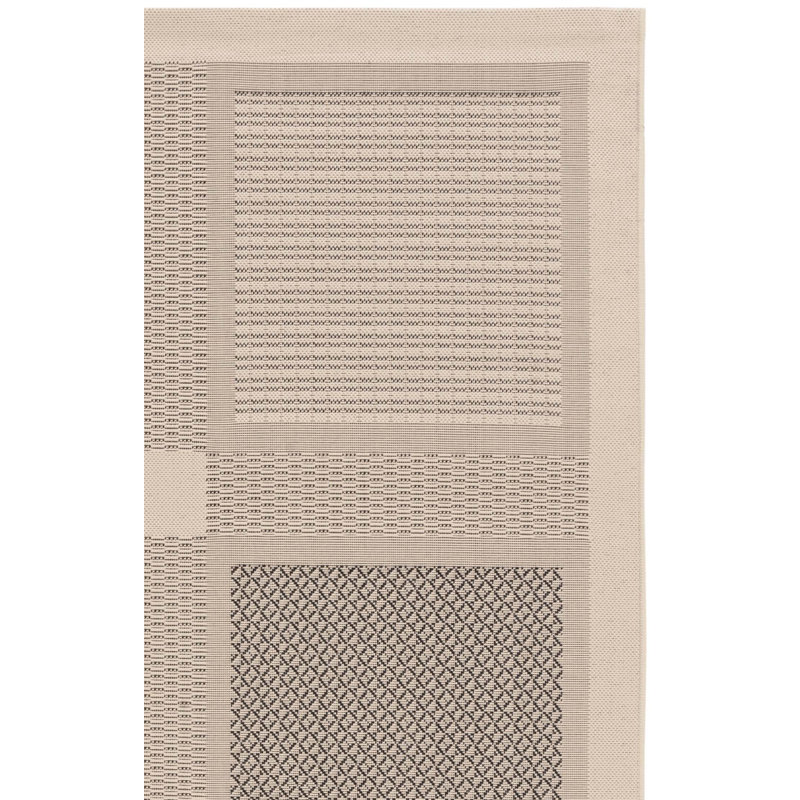 Tapis d'intérieur / extérieur à motif géométrique Dirks Performance, Tapis de couloir 2 pi 4 po x 6 pi 7 po