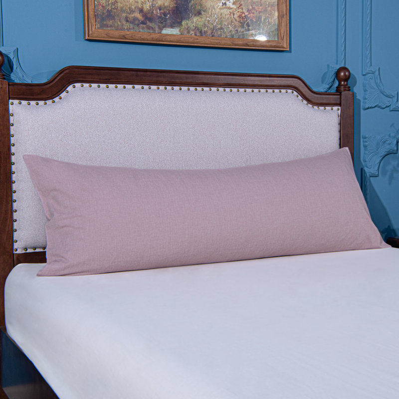 Protège-oreiller 100% coton , Mauve clair