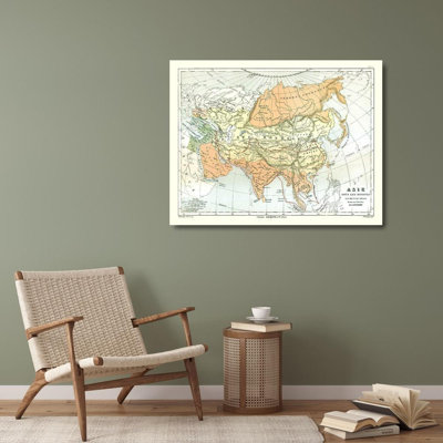 Art sur toile tendue Lark Manor ™ Cortambert, titre: Empire mongol d'Asie, Cortambert 1880