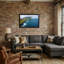 Paysage et nature Cliffside Ocean Waves Paysage de montagne Ciel nuageux Green Hills-1541313866