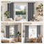 100% Linen Blackout Curtains with Eyelets – Ready Made (Set of 2)-1623115669-1623115670