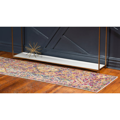 Ector Washable Abstract Indoor Rug