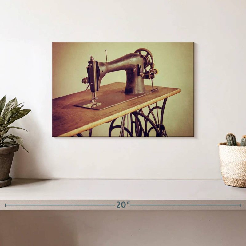 Senne Sewing Machine, 8" H x 12" W