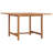 Patio Dining Table 43.3"x43.3"x29.5" Solid Wood Teak