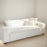 Luxury Soft Faux Fur Sofa Cover,Thick Shaggy Plush Slipcover, Non-Slip- Versatile Use As Sofa Pad, Bay Window Mat, Headboard Cover, Tatami, Pet Cushion