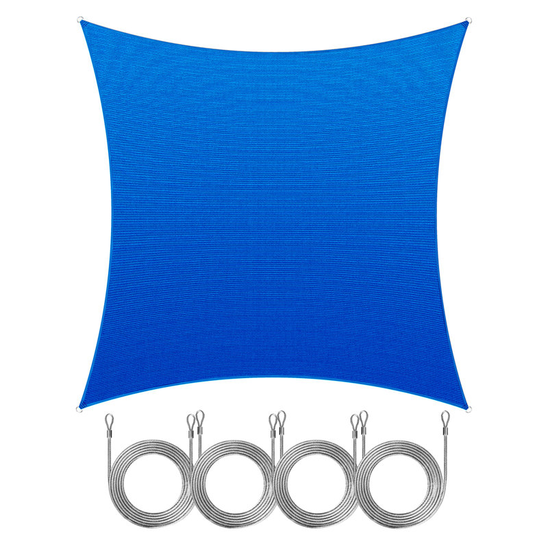 Voile d'ombrage Amgo, Bleu, 14 pi x 14 pi