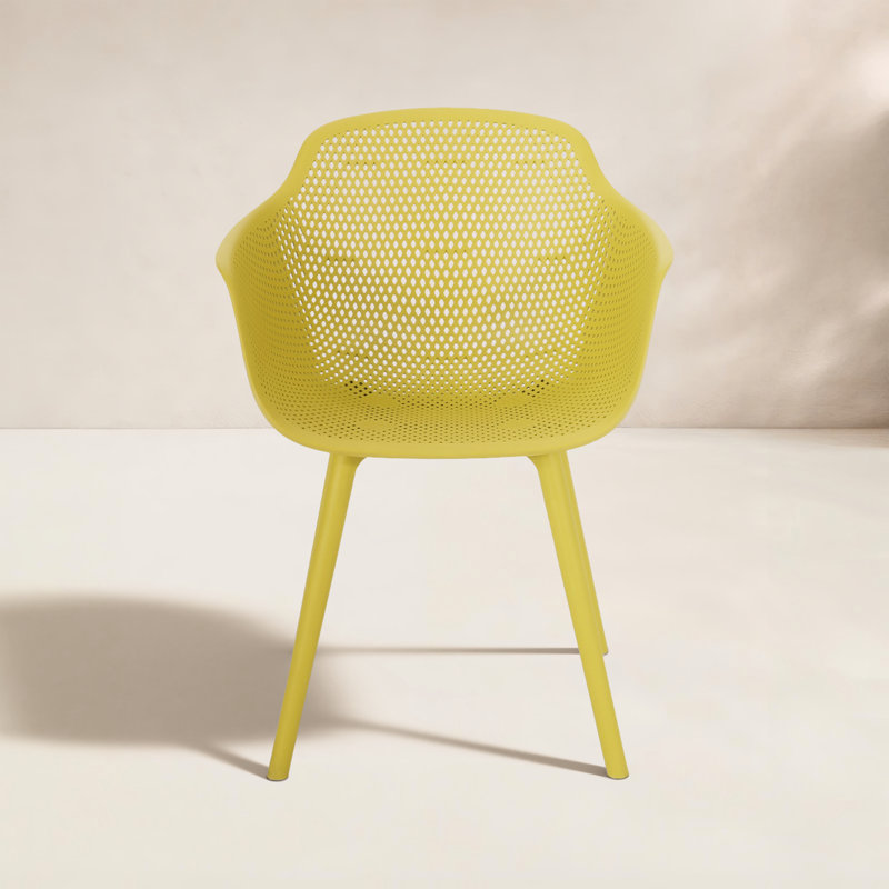 Chaise de terrasse Artha, Jaune