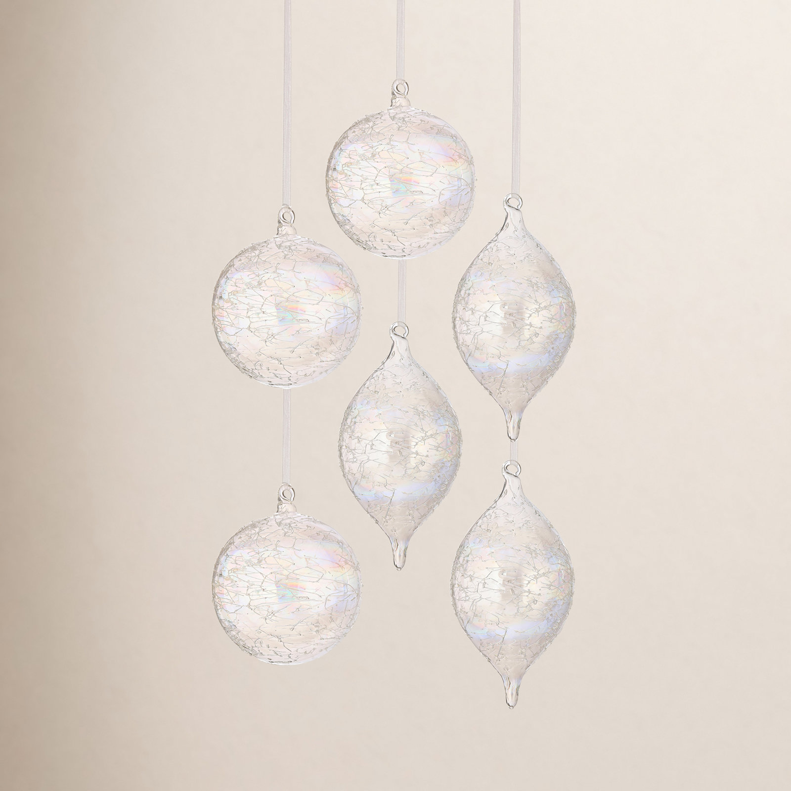 7" Glass Bauble