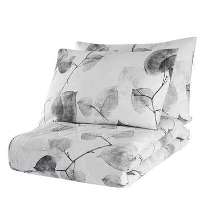 Ephialtes Cotton Floral Bedspread with Pillowcases