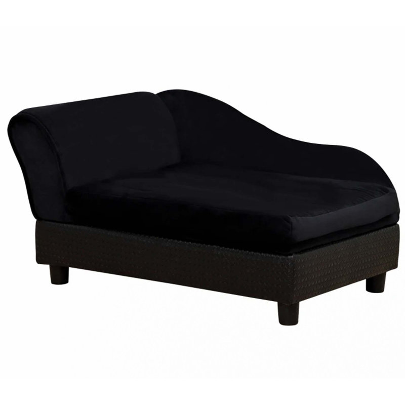 Canapé pour chien avec rangement pour animaux de compagnie, Black