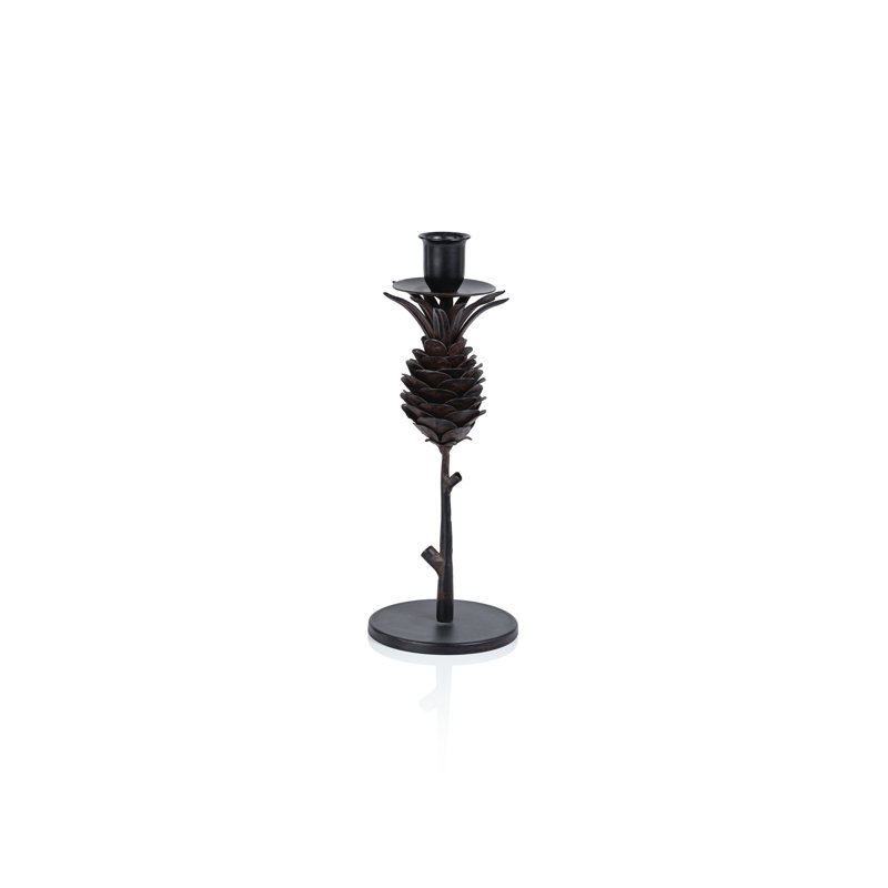 Porte-bougie Pinecone Design, H 10 po x l 3,75 po x P 3,75 po