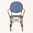 Set of 2 French Bistro Chairs – Aluminum Frame, PE Rattan, Rust-Resistant & Lightweight for Patio