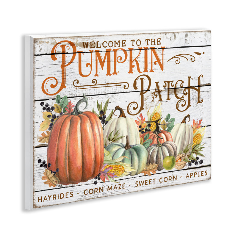 «Welcome Pumpkin Patch», estampe numérique par Creatif Belle