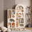 Beige Solid Wood Display Cases