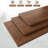 Walnut Round Coffee Table with Hidden Storage Drawers,No Assembly Required-1931234603