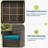3-Piece Outdoor Patio Bistro Set with 2 Rattan Chairs and Glass Coffee Table, Wicker Conversation Set for Porch, Backyard, Garden-674185713-674185716