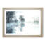 Trees Reflecting in a Lake at Winter in Abstract - Picture Frame Graphic Art Print-55765043-55765045