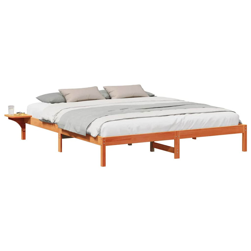 Takiera Bed Frame, Super King (6'), Dark Brown