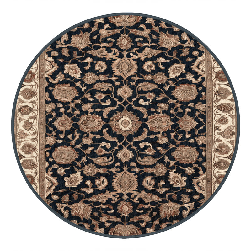Tapis brun lavable à la machine, Rectangulaire 2 pi x 3 pi