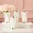 Set of 4 Mint Julep Cup Vases, Lacquered Silver Plated Brass Floral Containers, 4.5" H