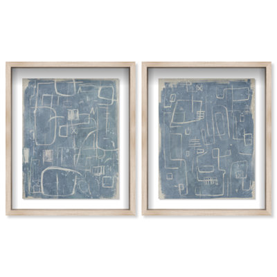 Lines and Ideas Set Framed Graphic Art