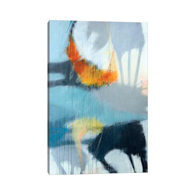 Shadows by Sidsel Brix - Wrapped Canvas Painting, 66.04 cm H x 45.72 cm W x 3.175 cm D
