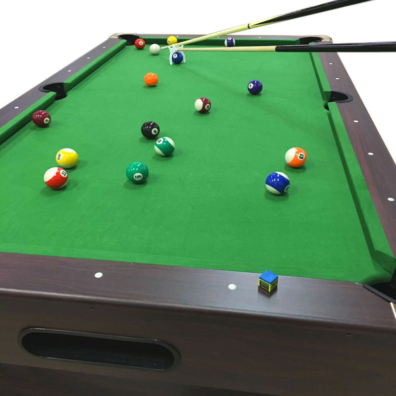7 FT Pool Table Snooker with Accessories – GreenSeason