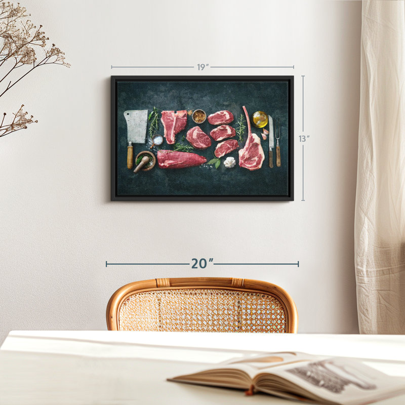 "Impression sur toile", H 13 po x l 19 po