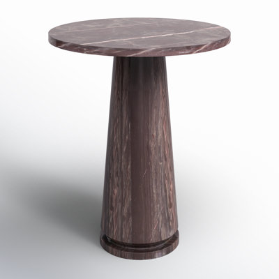 Alysson 21" Genuine Marble End Table