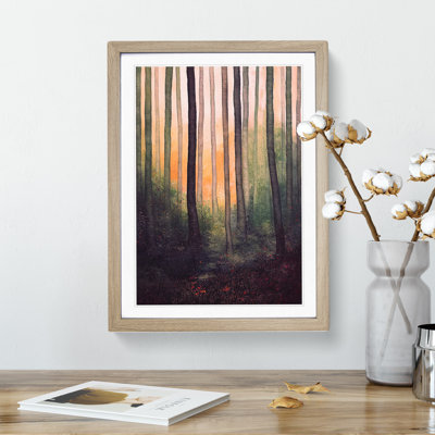 Watercolour Forest No.7 - Wall Art