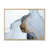 Toile avec cadre flottant brun