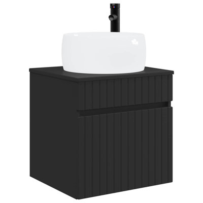 Single Bathroom Vanity with Ceramic Basin