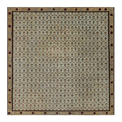 One-of-a-Kind 9’10x9’10 Hand Knotted Area Rug