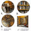 «Yellow Red», rustique, bibliothèque, bibliothèque, impression d'art mural-106127215-136047548