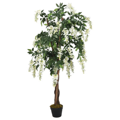 Faux Tree Plant in Plastic Pot