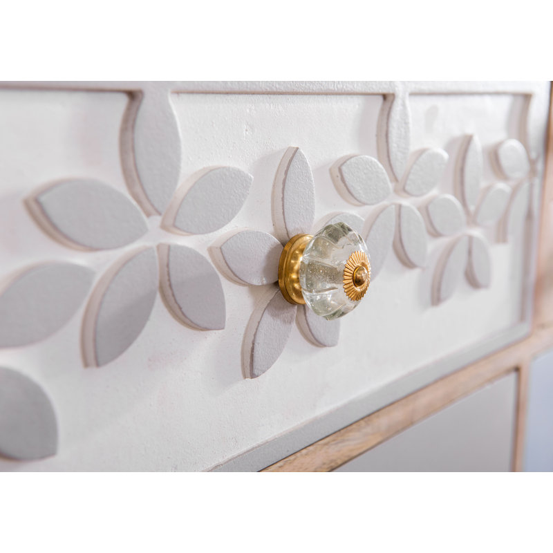 Edson 115cm Solid Wood Console Table