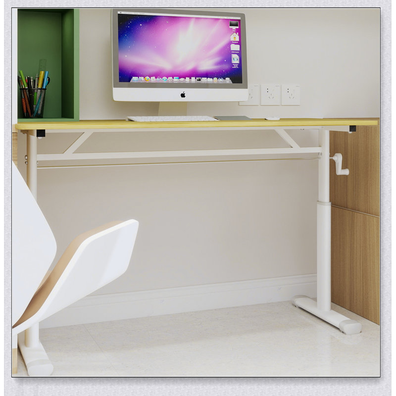 Bureau d'étude à hauteur réglable pour enfants et adultes, conception multifonctionnelle et compacte pour la maison et le bureau