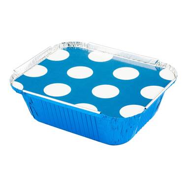 Restaurantware 12-OZ Rectangular Disposable Aluminum Foil Food Containers  with Flat Board Lids: Great for Restaurant Take Out, Catered Events & Meal