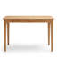 Bureau Mid-Century moderne en bois massif avec tiroirs et bords lisses pour bureau à domicile, salon, finition bois naturel-1245462289