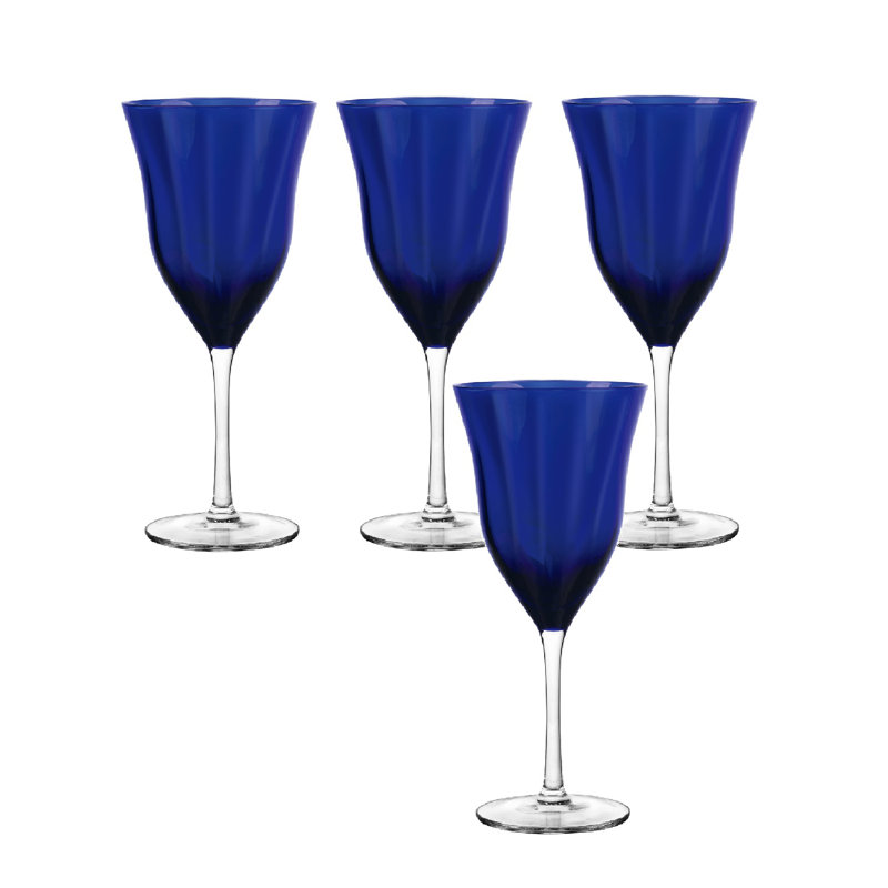 8 oz. All Purpose Wine Glass, Blue