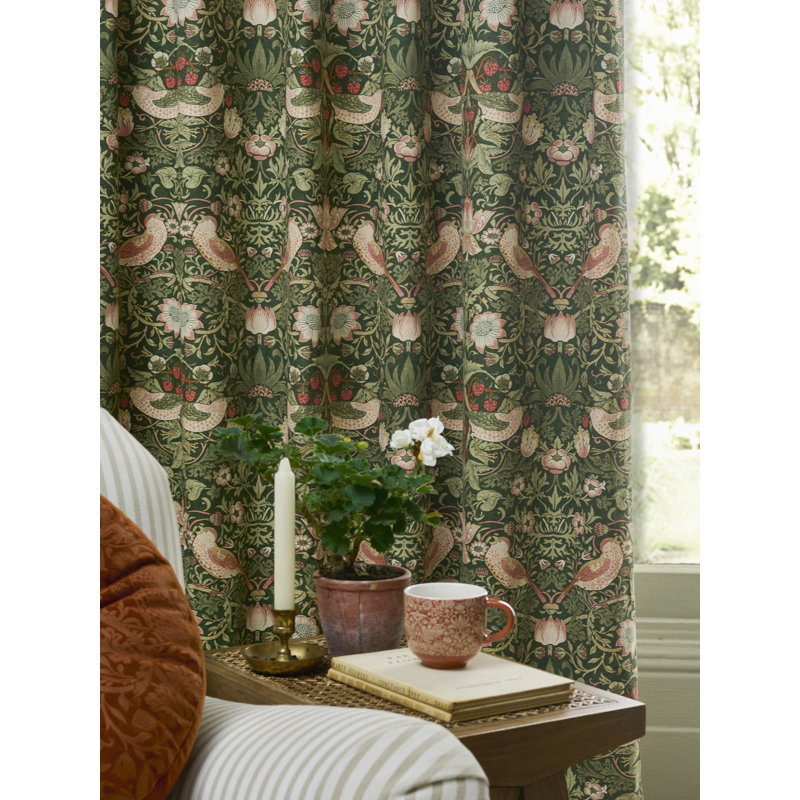 Cotton Blend Blackout Curtain Panel Pair, 229cm W x 274cm L
