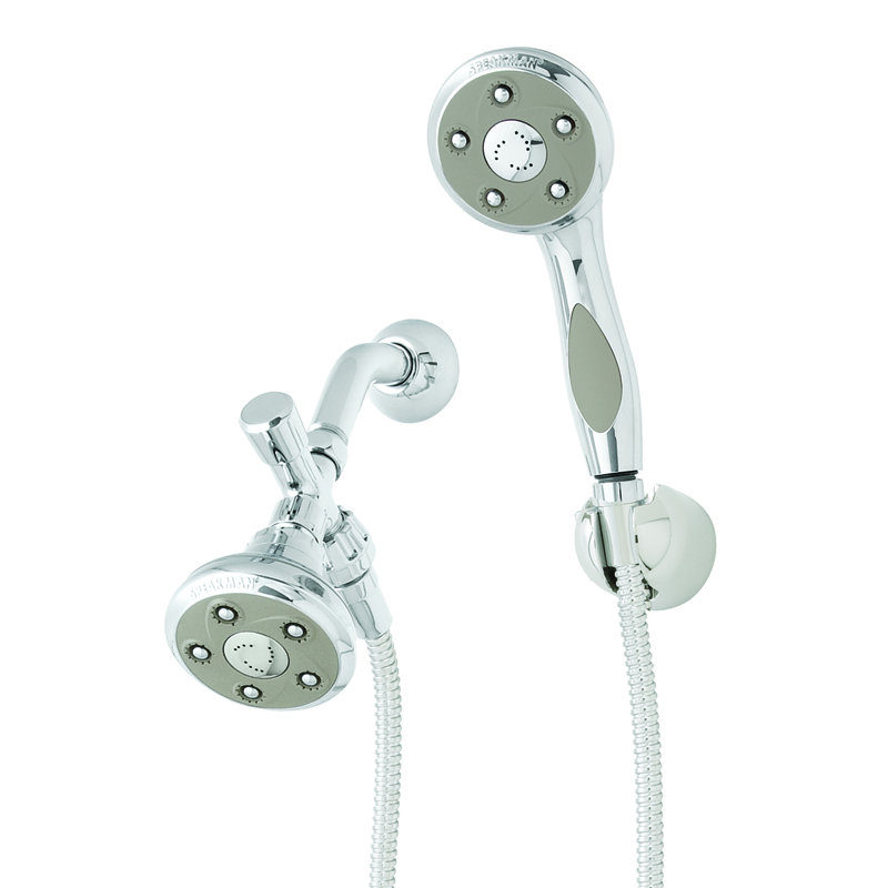 Anystream Shower Panel with Handheld Shower Head, Polished Chrome