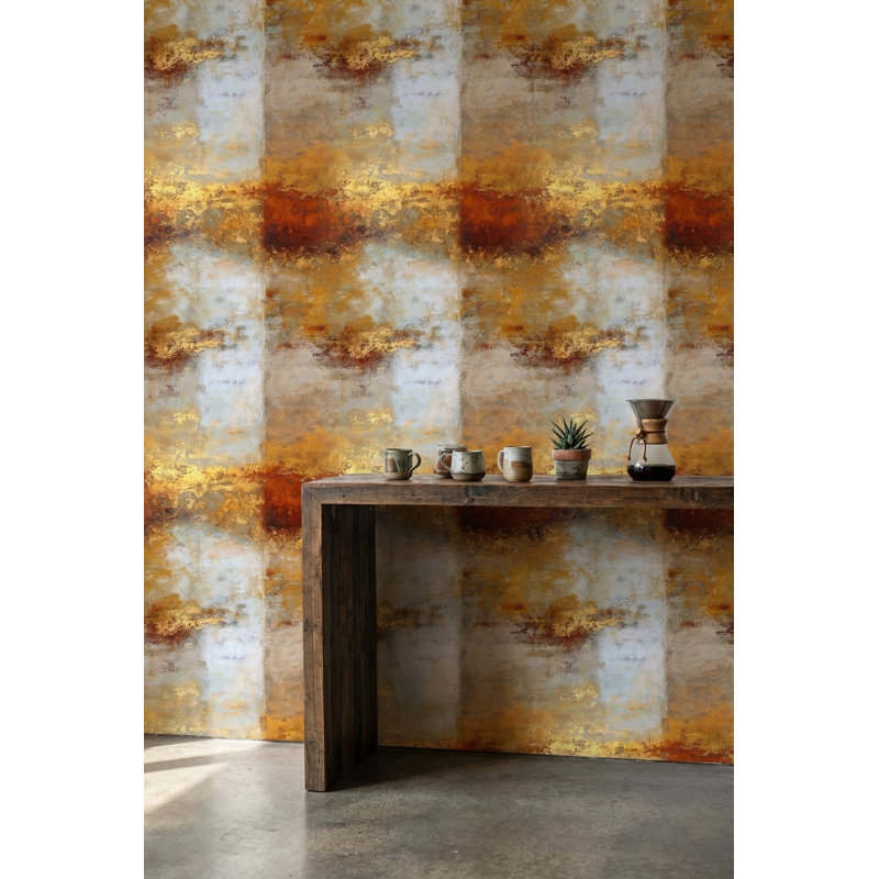 Luxurious Gold Wallpaper Textured Contemporary Decorative Mural