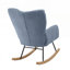 Fauteuil coulissant ergonomique en tissu capitonné avec structure en métal robuste pour des sièges confortables dans les salons et les chambres-883465216